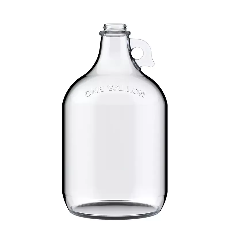 1L glasskanne med håndtak og skrukork
