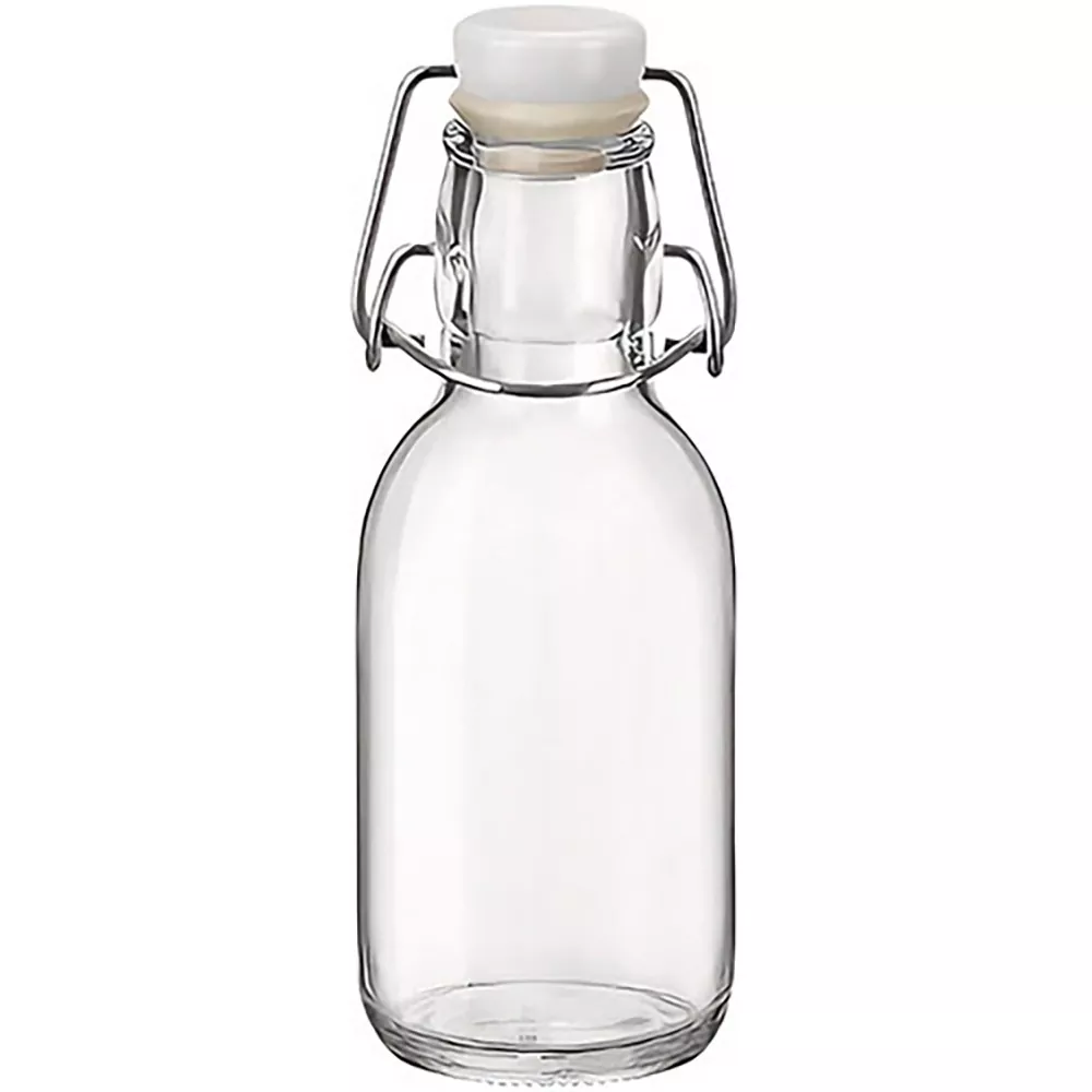 200 ml glassflasker med trykklokk