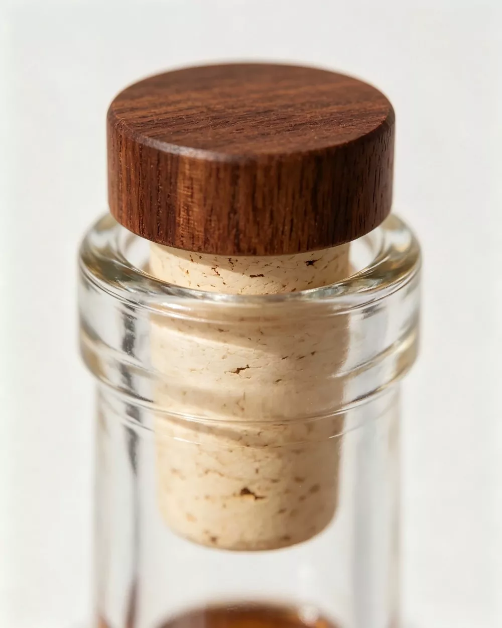 100ml Glass Whiskey Gin Vodka Tequila Bottles with T-Cork